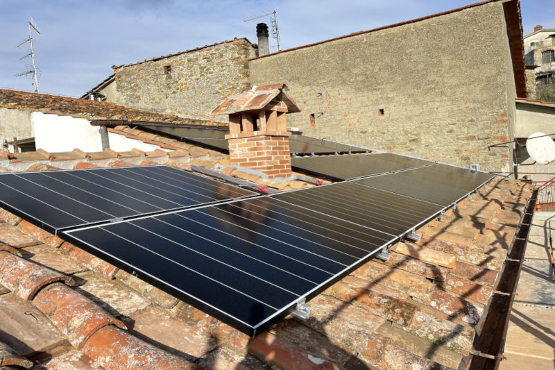 Residential photovoltaic systems Casentino electrical energy